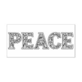 フィリグリーの平和ワード ラバースタンプ (インプリント)