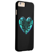 フィリグリーゴシックアイスブルーハート Case-Mate iPhoneケース (裏面/右)