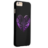 フィリグリーゴシックパープルハート Case-Mate iPhoneケース (裏面/右)