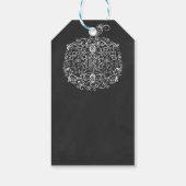 フィリグリーシャルボード秋パンプキンオータム秋パーティー ギフトタグ (裏面)