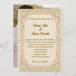 フィリグリーフルーアフォト結婚式招待状 招待状