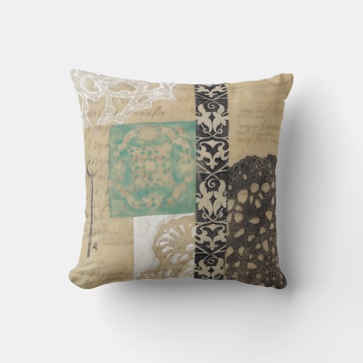 フィリグリー&鍵II クッション (正面)