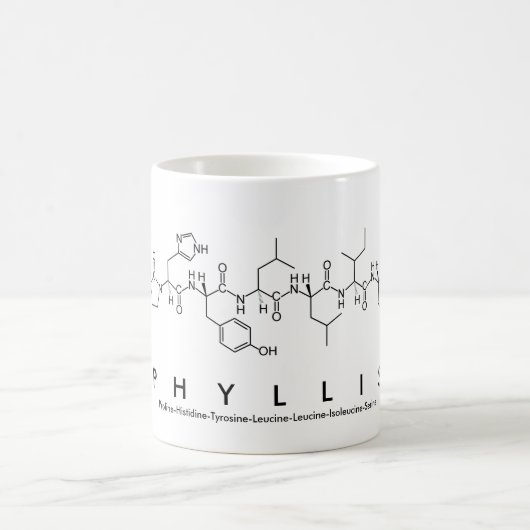 フィリスのペプチド名mug コーヒーマグカップ (中央)