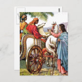 フィリップと戦車のはがきの男 ポストカード (正面/裏面)