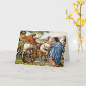 フィリップと戦車のグリーティングカードの男 カード (黄色い花)