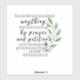 フィリップのキリスト教の聖書聖句のシール – しないでください シール