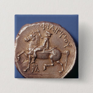 フィリップの銀貨MacedonのII 缶バッジ