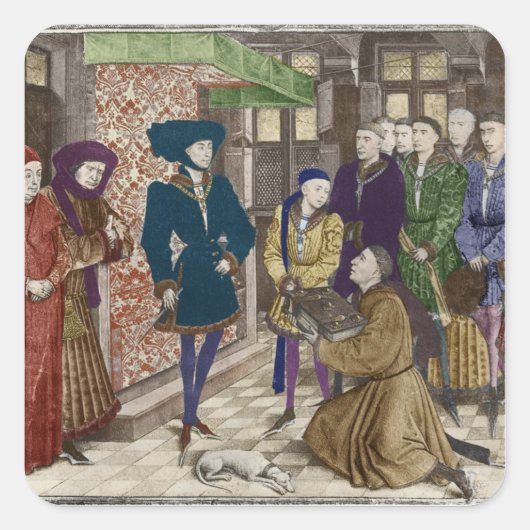 フィリップよいののバーガンディの公爵 スクエアシール (正面)