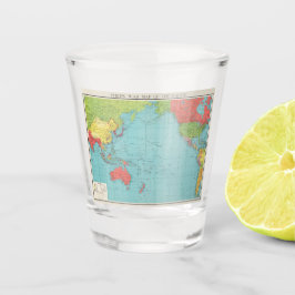 フィリップスの太平洋戦争地図1945 ショットグラス