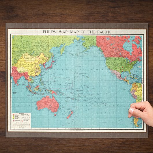 フィリップスの太平洋戦争地図1945 ジグソーパズル
