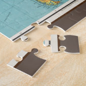 フィリップスの太平洋戦争地図1945 ジグソーパズル (側面)