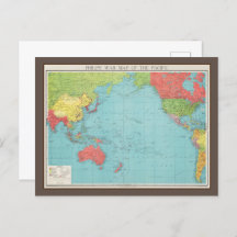 フィリップスの太平洋戦争地図1945