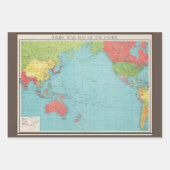 フィリップスの太平洋戦争地図1945 ラッピングペーパーシート (正面2)