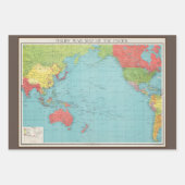 フィリップスの太平洋戦争地図1945 ラッピングペーパーシート (正面)