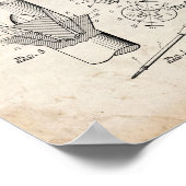 フィリップスドライバー特許 – 古い外観 ポスター (角)