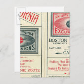 フィリップス文字エクスカーションの観光客ページ ポストカード (正面/裏面)