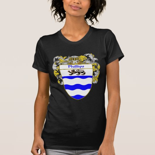 フィリップス紋章付き外衣(包まれる) Tシャツ (正面)