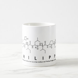 フィリップペプチド名mug コーヒーマグカップ