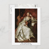 フィリップ夫人厚さ: Thomas Gainsborough ポストカード (正面/裏面)