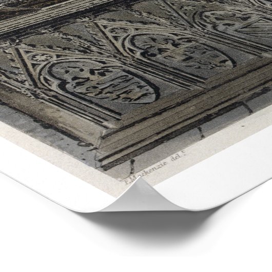 フィリップ女王とエレノア女王の墓は ポスター (角)