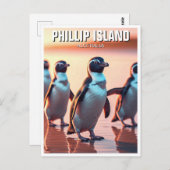 フィリップ島オーストラリア ポストカード (正面/裏面)
