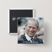 フィリップ皇太子1983 缶バッジ (正面&裏面)