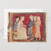 フィリップ1世、フランス王孫クロニーク ポストカード (正面/裏面)