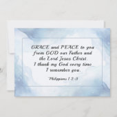フィリップ1:2-3あなたの平安と恵み (正面)