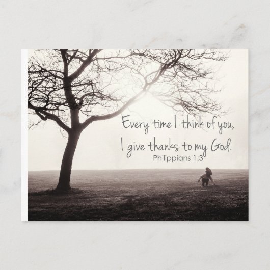 フィリップ1:3はがき ポストカード (正面)