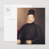 フィリップ2世の肖像  1580年頃 ポストカード (正面/裏面)