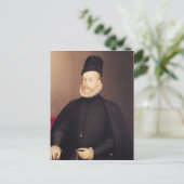 フィリップ2世の肖像  1580年頃 ポストカード (スタンド正面)
