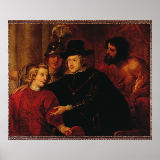 フィリップ4世とオーストリアのフェルディナンド ポスター (正面)