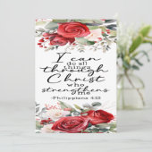 フィリップ4:13勇気付けられるカード サンキューカード (スタンド正面)