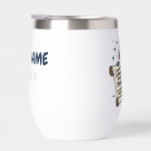 フィリップ4:13海軍セーラータンブラパーソナライズされたー (右面)