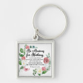 フィリップ4:6何もフローラを求めない キーホルダー (正面)