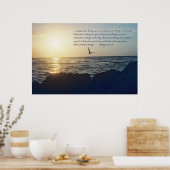 フィリップ4:8聖なる書物、 経典ポスター – バージョンD ポスター (キッチン)