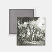 フィリップ・シドニー卿の兵士への親切, 1815 マグネット (正面/裏面)