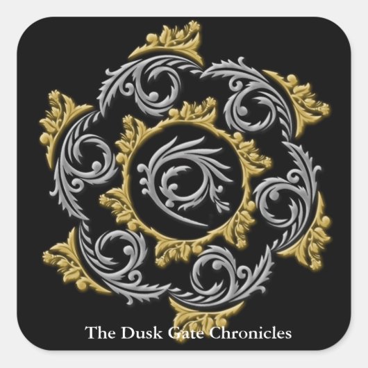 フィリップ・スクエア・ステッカーの友人 スクエアシール (正面)