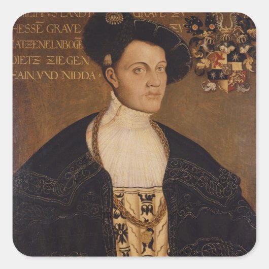 フィリップ・フォン・ヘッセン スクエアシール (正面)