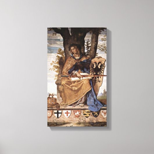 フィリップ・ベイト – ゲルマニアの寓話姿 キャンバスプリント (正面)