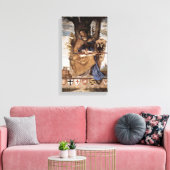 フィリップ・ベイト – ゲルマニアの寓話姿 キャンバスプリント (インサイチュ (リビング))