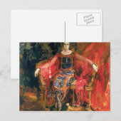 フィリップ・マリヤビン – アレクサンドラ・バラショヴァポートレート ポストカード (正面/裏面)