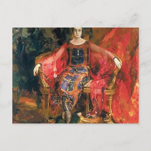 フィリップ・マリヤビン – アレクサンドラ・バラショヴァポートレート ポストカード (正面)