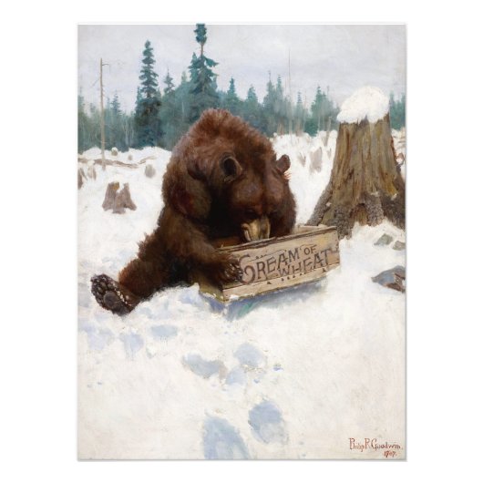 フィリップ・ラッセル・グッドウィンによる弱気予報 フォトプリント (正面)