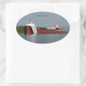 フィリップ・R・クラーク・ステッカー 楕円形シール (バッグ)