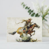 フィリップ・R・グッドウィン『ウィンチェスター・ホース&ライダー』 サンキューカード (スタンド正面)