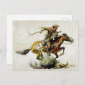 フィリップ・R・グッドウィン『ウィンチェスター・ホース&ライダー』 ポストカード (正面/裏面)