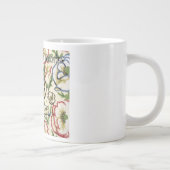 フィリップJacobsの生地によってバンドを付けられるケシのマグ ジャンボコーヒーマグカップ (右)