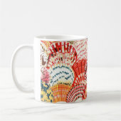 フィリップJacobsの生地の帆立貝貝のマグ コーヒーマグカップ (左)