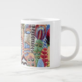 フィリップJacobsの生地の羽のマグ ジャンボコーヒーマグカップ (右)